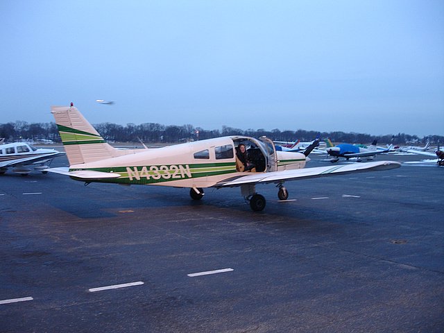 Back on the ground
      after first solo. Whew!